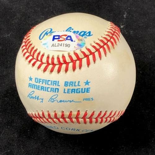 Бо Джаксън подписа бейзболен PSA / DNA Kansas City Рояли с автограф - Бейзболни топки с автографи