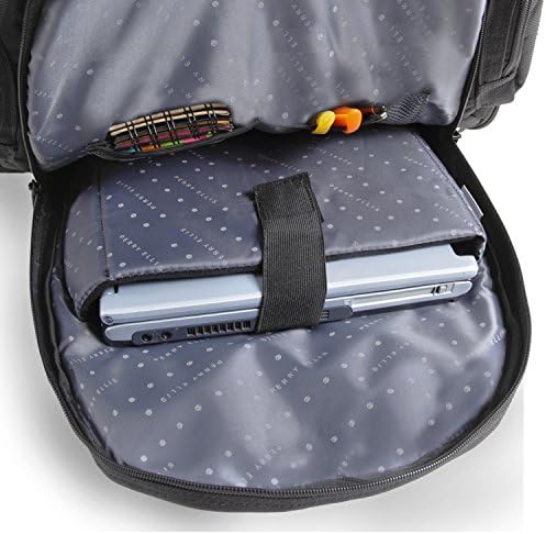 Професионален раница за лаптоп Perry Ellis с 9 джобове-P350 Business Backpack, Тъмно синьо, Един размер