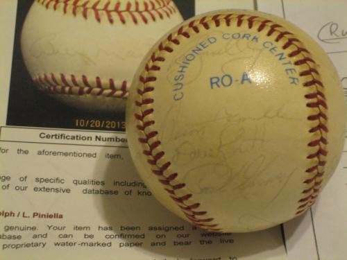 1983 Екипът на Янкис (20) Подписа бейзболни топки с автографи на Макфейла Ола, Jsa Martin Stars - Бейзболни топки с автографи