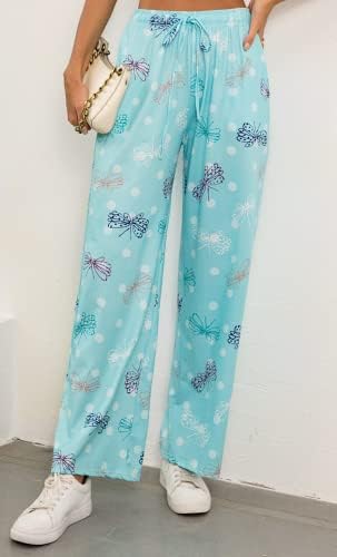 Дамски Удобни Ежедневни Пижамные панталони X-Image с Джобове и завязками