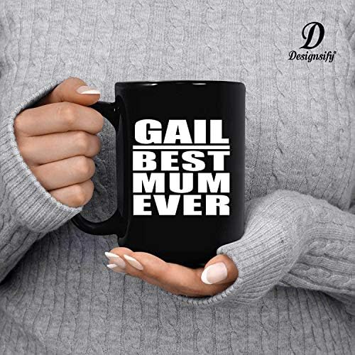 Дизайнсифи Гейл най-Добрата Майка На света, Керамична Чаша с Черно Кафе, 15 грама, Чаена Чаша, Прибори за напитки с дръжка,