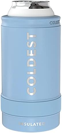 Охладител за консерви COLDEST Tall boy - Бира, Сода, Енергийна Напитка | Държач за напитки от Неръждаема Стомана с Вакуумна