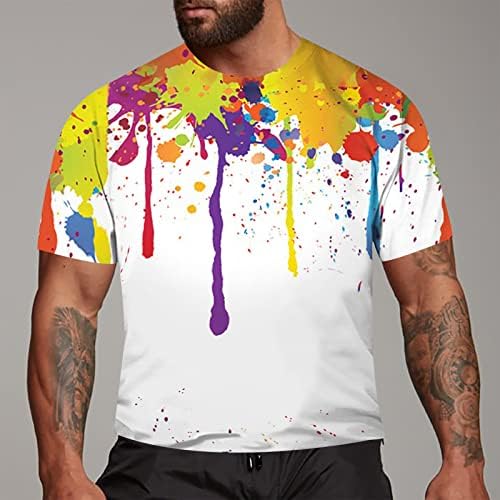 2023 Нови Мъжки Тениски с къс ръкав и 3D Модел, Ежедневни Тениски с Графики, Мъжки Обикновена Риза с Къс Ръкав