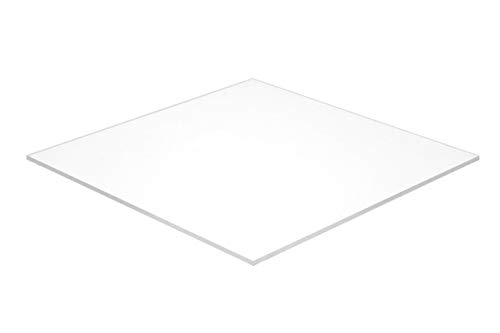 Акрилен лист от плексиглас Falken Design, Сив Прозрачен (D504), 6 x 6 x 1/8