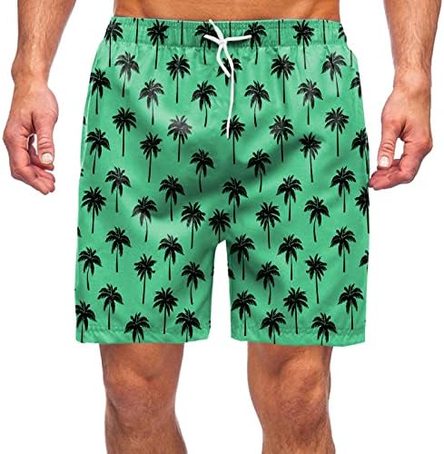 Мъжки Плажни Шорти Бански Без Вкара Лигавицата на бързо съхнещи Плажни къси Панталони с Еластичен Колан Дишаща Плажни