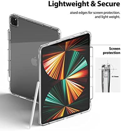 Ringke Fusion Plus [Калъф + държач за моливи] Съвместими с корпуса на iPad Pro 12.9 (6-то поколение 2022, 5-то поколение