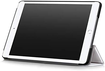 Калъф Anvas, съвместим с Apple iPad 10.2 2019 (7-то поколение), Тънък калъф-книжка с функция за автоматично изключване