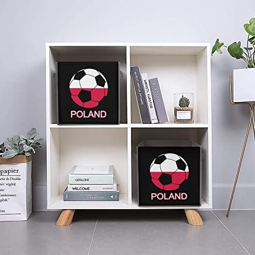 Полша Футболни Сгъваеми Кутии За Съхранение на Основите на Сгъваеми Тъканни Кубчета За Съхранение на Кутии-Организаторите с Дръжки