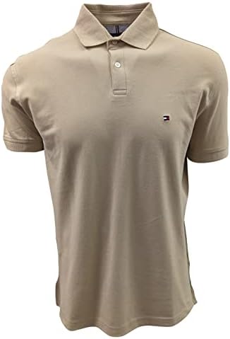 Мъжки Стрейчевая Риза С Къси Ръкави Tommy Hilfiger Обичайните Размери
