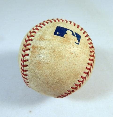 2020 Milwaukee Brewers Pit Pirates Използвани Бейзболни топки Omar Navaez RBI За една игра