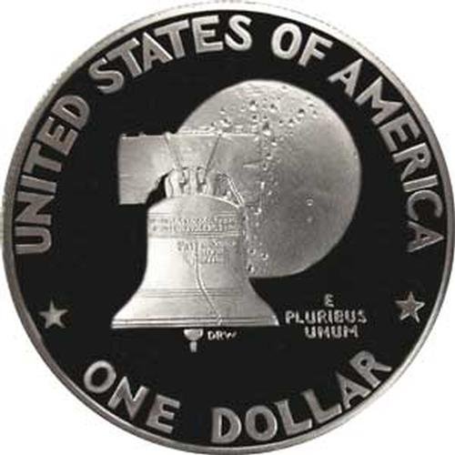 1976 S Тип 1 Скъпоценен Камък Доказателство Двестагодишнина Долар Айзенхауер Монета на САЩ Айк