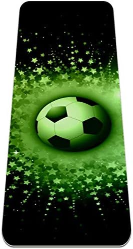 Siebzeh Футболен килимче за йога Премиум-клас, в екологично чист гумена подложка за здраве и фитнес, нескользящий Мат