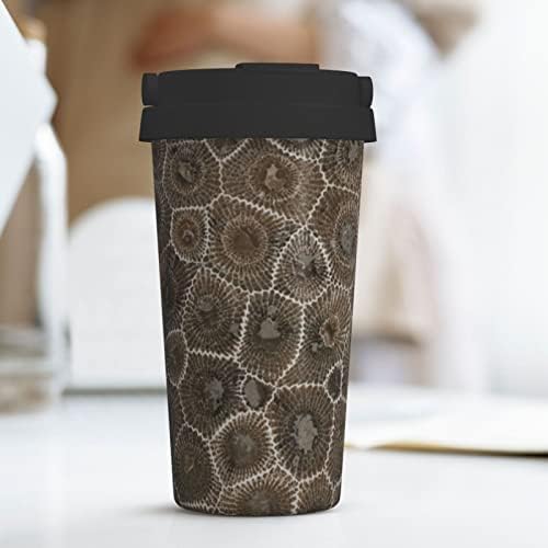 Чашата за кафе С Каменен Принтом NULEJA Petoskey, за Многократна употреба на Кафе на Пътни Чаши С Капак, Преносима Случайна