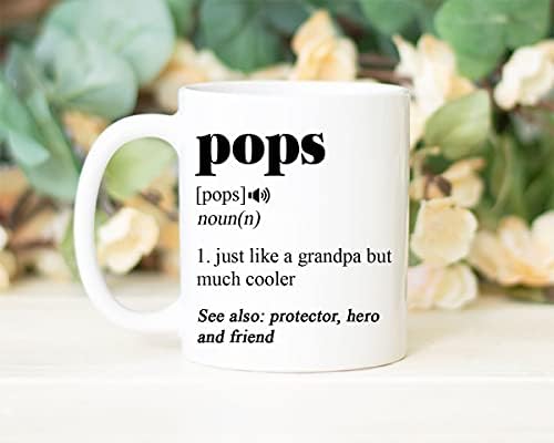 Кафеена чаша Pops - Определяне на Pops - Подаръци за Pops - Love Pops - Забавно чаша Pops - Забавно кафеена чаша - Pops