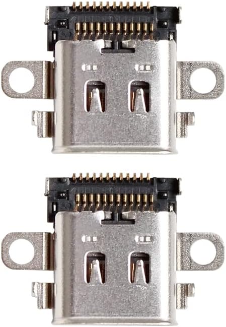 iParto 2 Опаковки Взаимозаменяеми порт Type C за Nintendo Switch C USB Порт за зареждане Конектор за Зарядно устройство