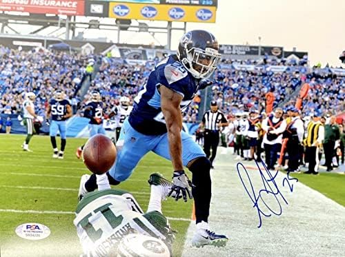 Адори ' Джаксън Подписа 8x10 Снимка на Титаните NFL PSA 9A94226 - Снимки NFL с автограф