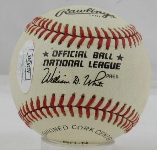 Уили Маккови Подписа Автограф Rawlings Baseball JSA AI29348 - Бейзболни Топки С Автографи