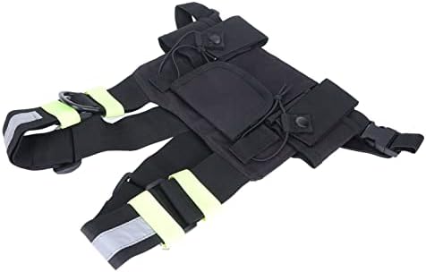 Нагрудная чанта за радиостанции, е удобен универсален гърдите колан, за да пожарникари звена