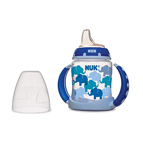 Чаша на NUK Learner със силиконов накрайник, различни цветове, 1 бр (опаковка от 2 броя)