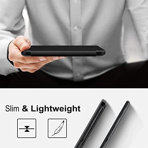 Тънък калъф Fintie за таблети Kindle Fire HD 8 и Fire HD 8 Plus (12-то поколение 2022 година на издаване и 10-то поколение 2020 г. съобщение) - Ultralight тънък калъф-поставка с функция за автомат