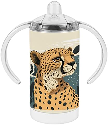 Поильник за Леопард - Цветни Детски Поильник - Art Sippy Cup