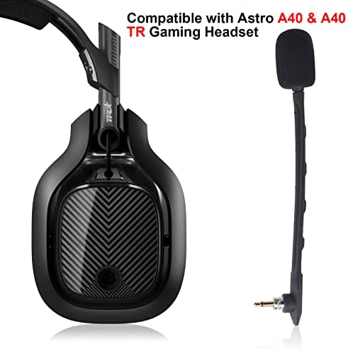Сменяеми Кабела на микрофона Astro A40 за слушалки, Подвижна 3,5 мм Микрофон Astro A40 TR с шумопотискане, за Подмяна