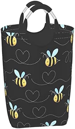 Пакет за мръсни дрехи Bumble Bees, Сгъваема, С дръжка, Подходящ За домашно съхранение в гардероба, в банята