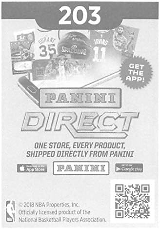 2018-19 Етикети Панини NBA 203 Томас Саторански Вашингтон Уизардз Баскетболно стикер NBA Търговска карта