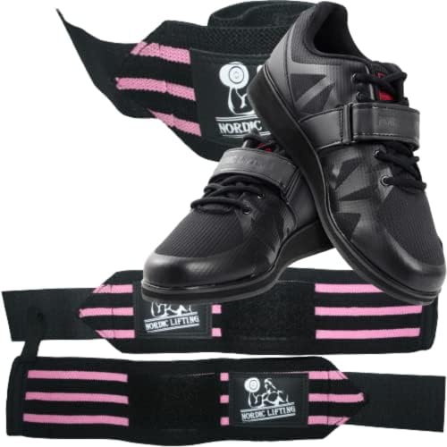 Тайна за китките 1p - Розов Комплект с обувки Megin, Размер 12 - Черен
