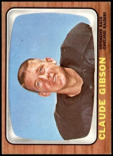 1966 Topps # 110 Клод Гибсън Oakland Raiders (Футболна карта) NM Raiders NC St