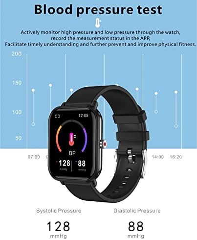 Смарт часовници за мъже и жени, Фитнес тракер 2023, Умен часовник със сензорен екран 1.7 инча, Realtek, IP68 Водоустойчив, Монитор на сърдечната честота/на сън/Педометър/Кало?