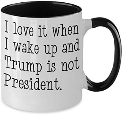 Харесва ми, Когато се Събуждам, А Тръмп - Не е президент, Чаша | дайте вашата оценка За Неговите политически подарък | Сбогом, Дон Керамична чаша | Към Ада Тръмп