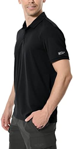 Пионер Лагер Голф Ризи с къси ръкави за Мъже Влагоотводящая Бързосъхнеща Окото Риза С Къс Ръкав Мъжки Тенис Ежедневни Риза