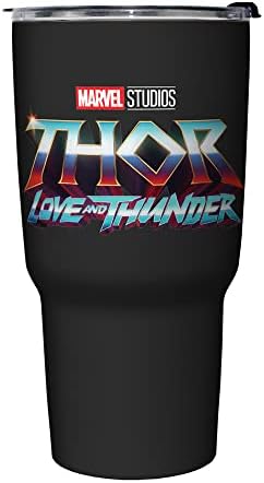 Пътна Чаша С логото на Marvel Thunder, Изолирано от Неръждаема Стомана, 27 грама, Боядисана, 27 Грама