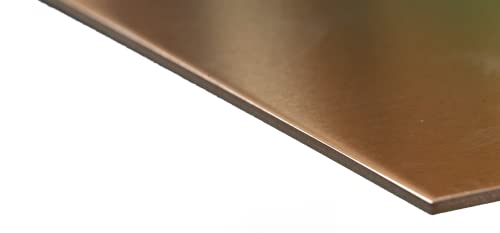 Алуминиев лист K&S Engineering 16256 Дебелина 0,32 инча х ширина 6 см х дължина 12 инча, 1 бр., Произведено в САЩ