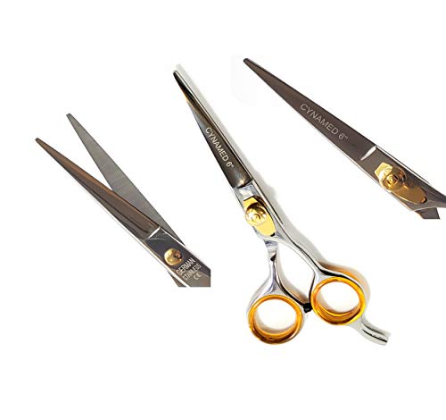 Cynamed Немски Професионални ультраострые ножчета за Бръснене от Неръждаема Стомана-Фризьорски Ножици За Подстригване на Коса/Shears Фризьорски Ножици за подстригване