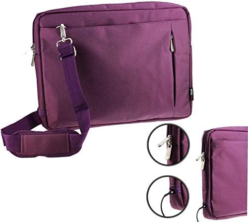 Елегантна Водоустойчива чанта Navitech Purple, съвместима с TCL Tab 10L 10.1