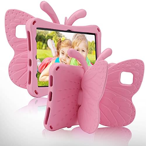 Детски калъф за iPad 10 10-то поколение, iPad 10 10.9 2022 Калъф-пеперуда с поставка от лека EVA, напълно защитен от падане, Здрав устойчив на удари детски калъф за iPad 10 за момичет?