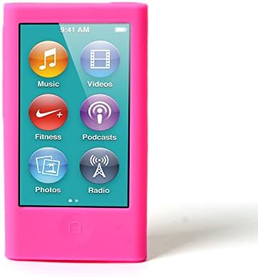 ColorYourLife Силиконови калъфи за iPod Nano Skins Калъфи за Новия iPod Nano 8-то поколение на 7-то поколение с Почистването